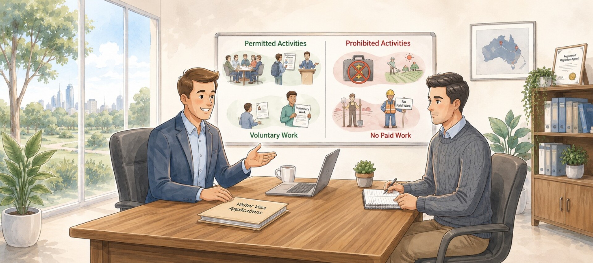 Can You Work on a Visitor Visa Subclass 600?