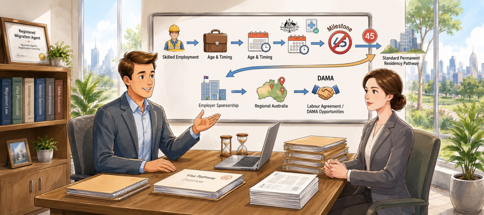 Age requirements for skilled visas